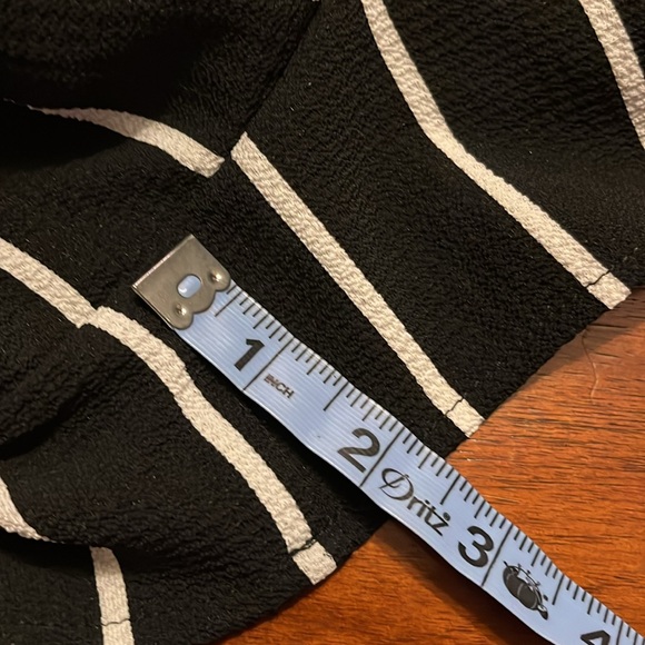 Altar’d State Black and White Striped Romper - Picture 5 of 10